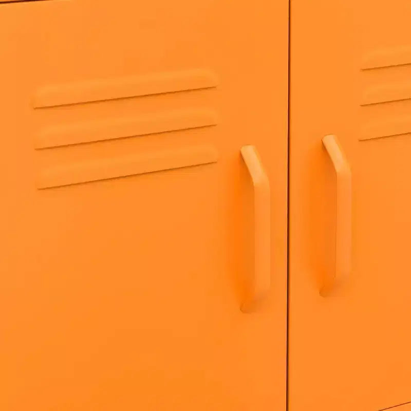 Armadio Contenitore in Acciaio con Ruote, 2 Ante, 9 Colori, Montaggio in 1 Persona