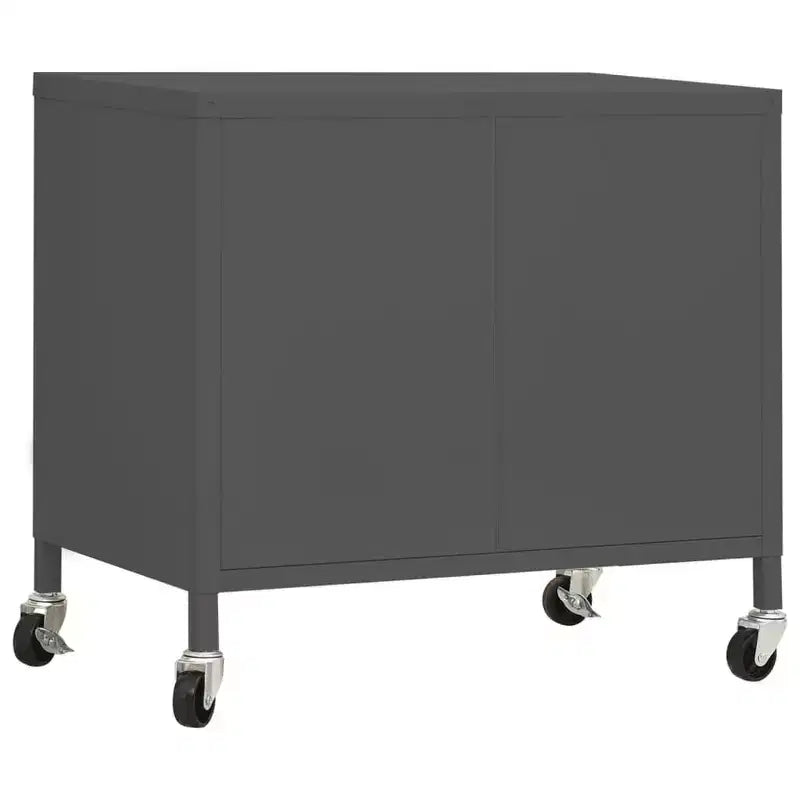 Armadio Contenitore in Acciaio con Ruote, 2 Ante, 9 Colori, Montaggio in 1 Persona