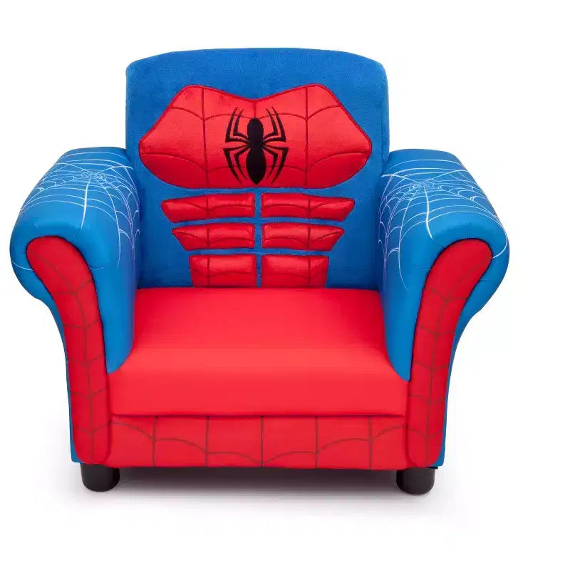 Poltroncina imbottita per bambini Spider-Man Rossa e Blu, 1 Posto