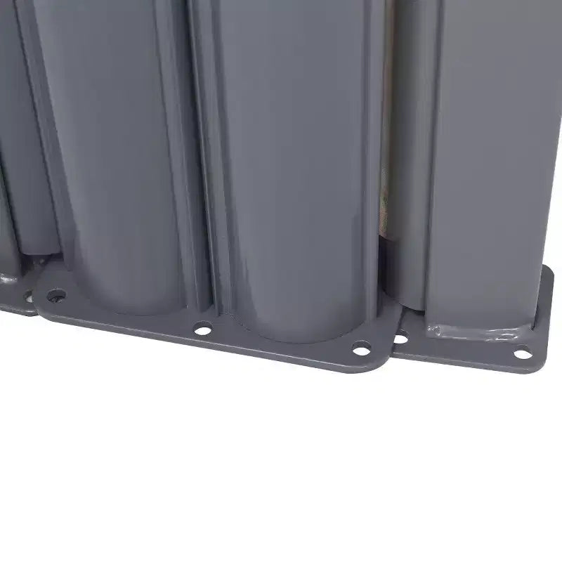 Tenda da sole laterale a scomparsa grigio chiaro, pannello singolo, 236"L x 63"A