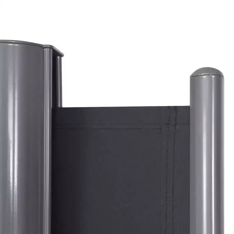 Tenda da sole laterale a scomparsa grigio chiaro, pannello singolo, 236"L x 63"A