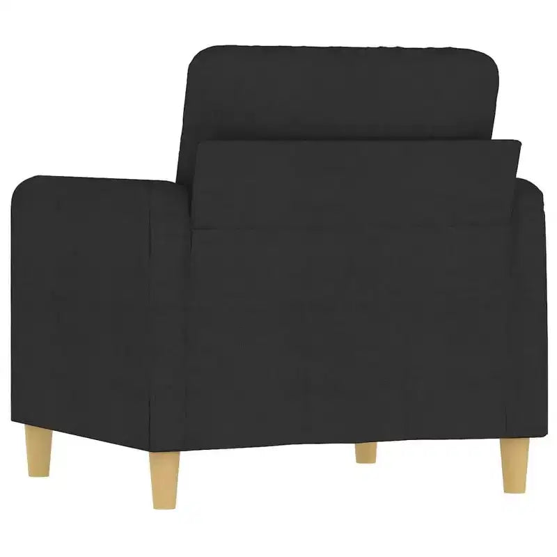 Poltrona d'accento rivestita grigio scuro/grigio chiaro con braccioli, 1-2 posti