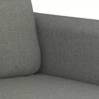 Poltrona d'accento rivestita grigio scuro/grigio chiaro con braccioli, 1-2 posti