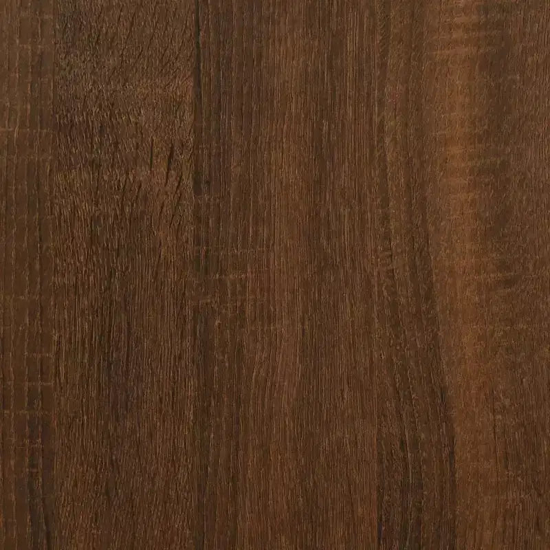Scrivania angolare a L, rovere nero/marrone/affumicato, 1 persona
