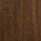 Scrivania angolare a L, rovere nero/marrone/affumicato, 1 persona