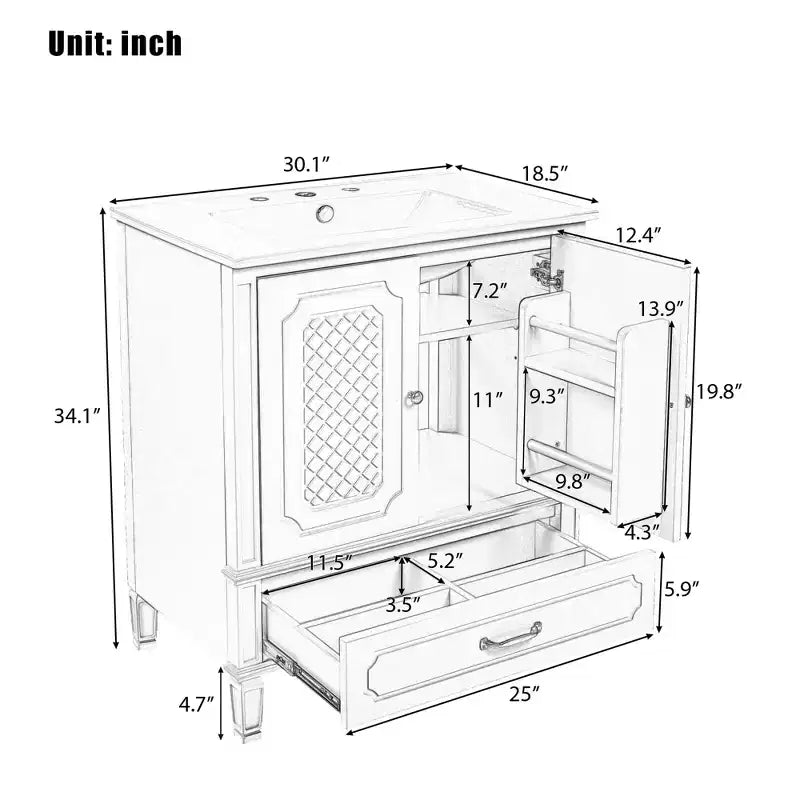 Mobile bagno con doppio lavabo da 150 cm, autoportante, per 2 persone – Nero / Verde scuro